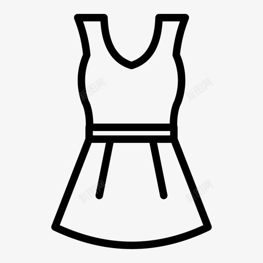 衣服裙子图标svg_新图网 https://ixintu.com 衣服 裙子