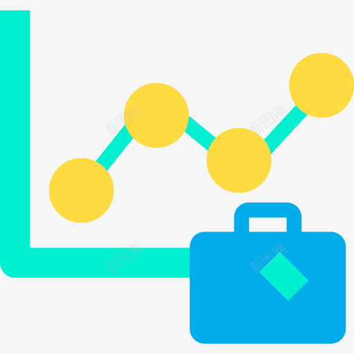 折线图分析2平面图图标svg_新图网 https://ixintu.com 分析2 平面图 折线图