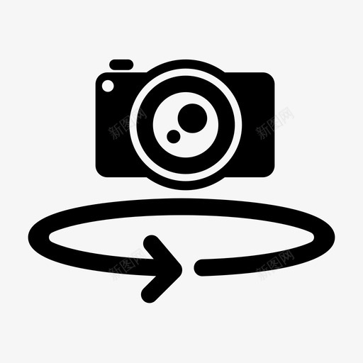 360摄像头数码相机无反光镜图标svg_新图网 https://ixintu.com 360摄像头 数码相机 无反光镜 照片