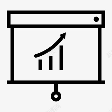 展示投影报告图标图标