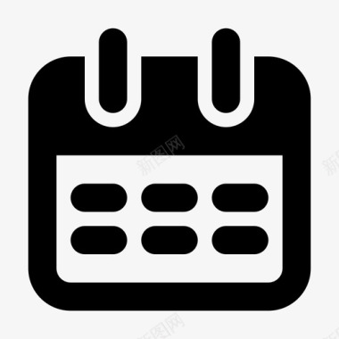 议程业务日历图标图标