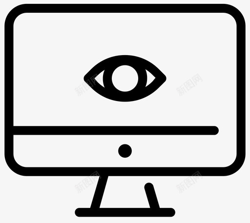 监测眼睛研究图标svg_新图网 https://ixintu.com 搜索引擎优化和网站清洁大纲 监测 眼睛 研究 网站