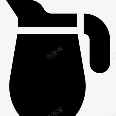水壶鸡尾酒13装满图标图标