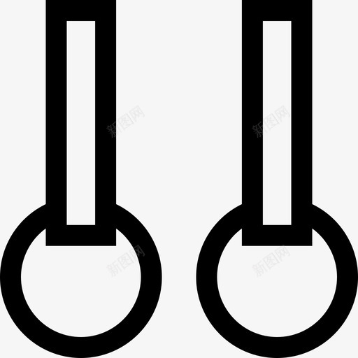 戒指活跃生活方式3直线型图标svg_新图网 https://ixintu.com 戒指 活跃生活方式3 直线型
