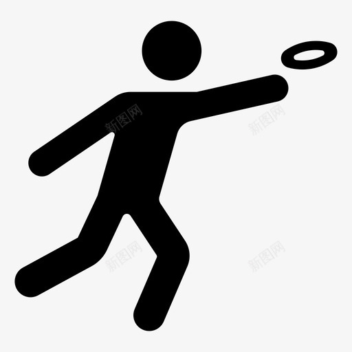 掷铁饼锻炼奥运会图标svg_新图网 https://ixintu.com 体育 奥运会 掷铁饼 游戏 锻炼