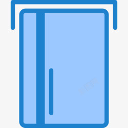 插入卡插入卡电子商务108蓝色图标高清图片