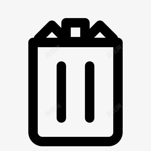 垃圾箱删除垃圾桶图标svg_新图网 https://ixintu.com ui包 删除 垃圾桶 垃圾箱