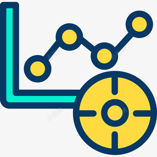 折线图分析3线颜色图标svg_新图网 https://ixintu.com 分析3 折线图 线颜色