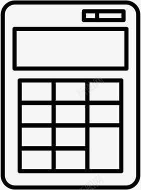 普通计算器会计分析图标图标