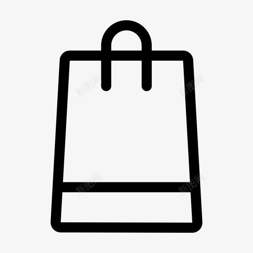 购物袋电子商务网上商店图标svg_新图网 https://ixintu.com 电子商务 网上商店 购物袋