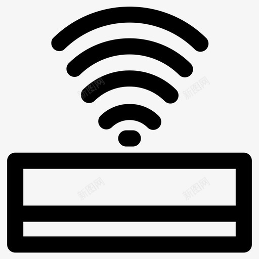 互联网网络连接wifi图标svg_新图网 https://ixintu.com wifi 互联网网络 计算机和网络设备 连接