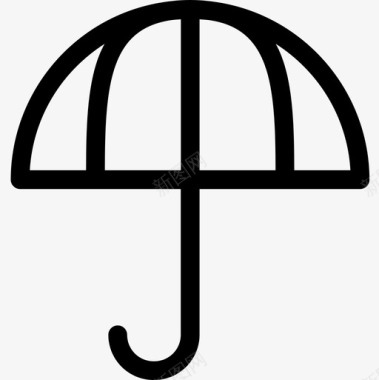 伞电器3线状图标图标