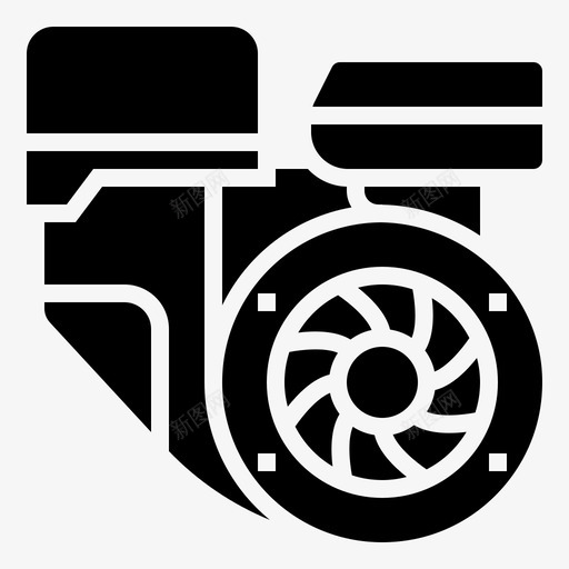 发动机燃料拖拉机图标svg_新图网 https://ixintu.com 卡车 发动机 拖拉机 机械离合器 燃料