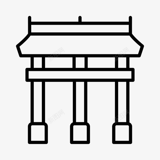 亚洲寺庙古代历史古代图标svg_新图网 https://ixintu.com 亚洲寺庙 历史 古代 古代历史