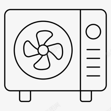 冷却器空气电器图标图标