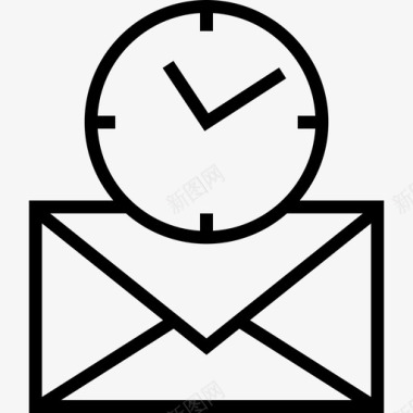 休眠电子邮件收件箱邮件图标图标