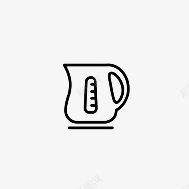 电水壶咖啡水壶图标图标