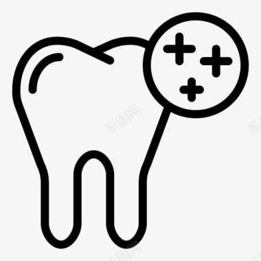 洁牙牙科牙医图标图标