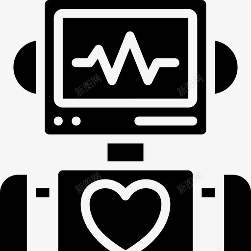 机器人人工智能23填充图标svg_新图网 https://ixintu.com 人工智能23 填充 机器人