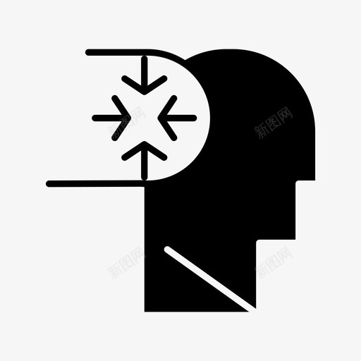 思维自闭症障碍图标svg_新图网 https://ixintu.com 大脑 思维 思维过程和人类特征 自闭症 障碍
