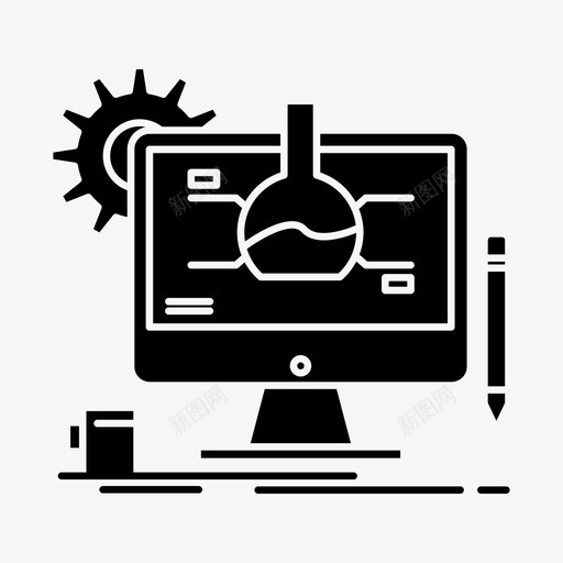 化工实验信息技术图标svg_新图网 https://ixintu.com 信息技术 化工 实验 战略管理和战略市场研究 技术