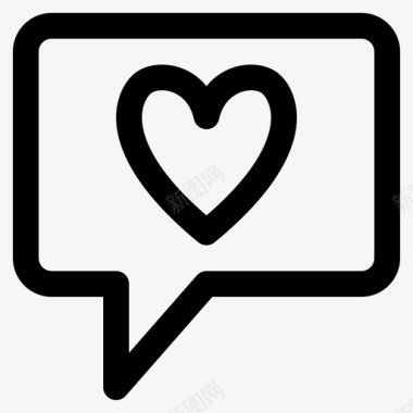 爱情短信聊天谈心图标图标