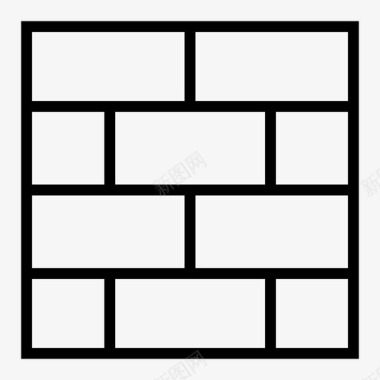 墙建筑物建筑图标图标