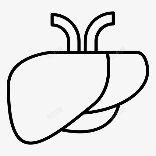 肝炎疾病医疗图标svg_新图网 https://ixintu.com 保健医疗设备 医疗 疾病 肝炎