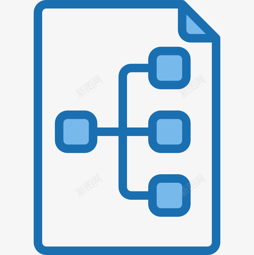 图表分析9蓝色图标svg_新图网 https://ixintu.com 分析9 图表 蓝色