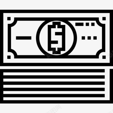 货币零售5直系图标图标