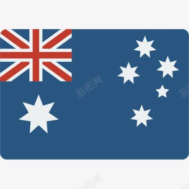 澳大利亚国旗15平坦图标图标