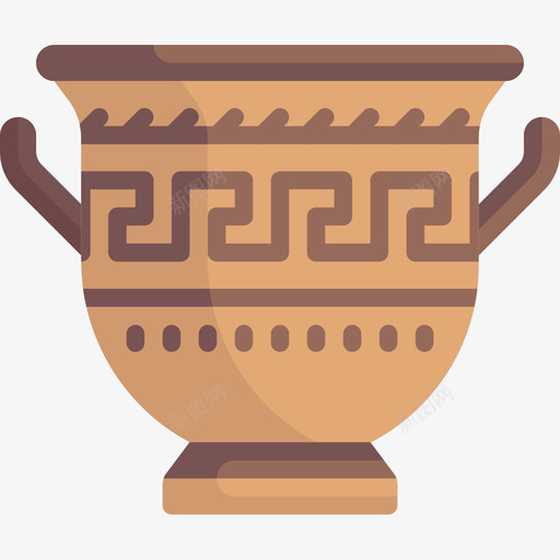 Amphora古希腊19平坦图标svg_新图网 https://ixintu.com Amphora 古希腊19 平坦