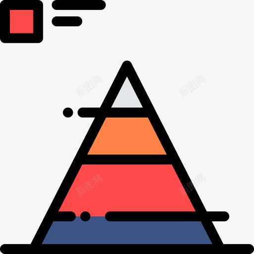 金字塔集资2线性颜色图标svg_新图网 https://ixintu.com 线性颜色 金字塔 集资2