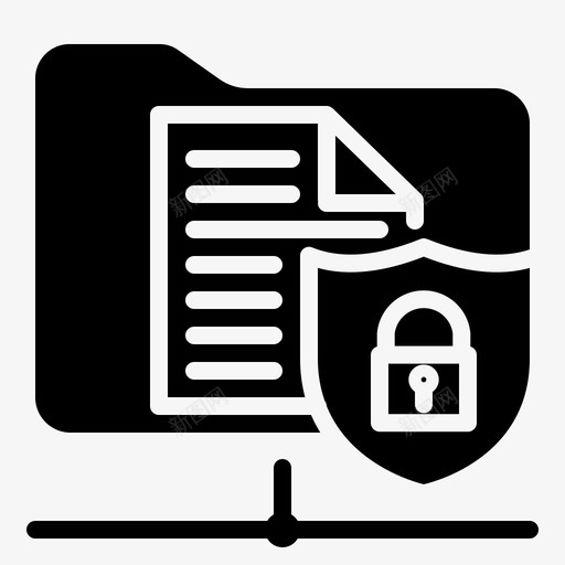 数据安全文件夹锁定文件夹保护图标svg_新图网 https://ixintu.com 数据安全 数据网络固态 文件夹保护 文件夹安全 文件夹锁定 锁定网络