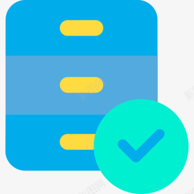 归档大数据5平面图标图标