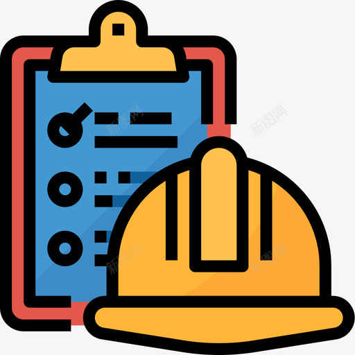 清单人力资源51线颜色图标svg_新图网 https://ixintu.com 人力资源51 清单 线颜色