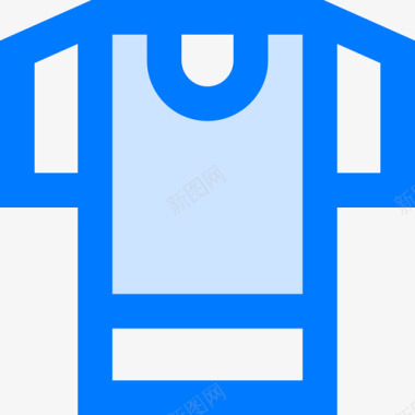 T恤橄榄球26蓝色图标图标
