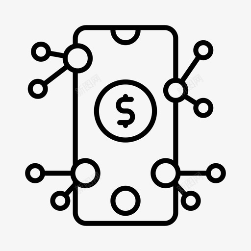 移动营销商务金融图标svg_新图网 https://ixintu.com 商务 支付 电话 移动营销 金融