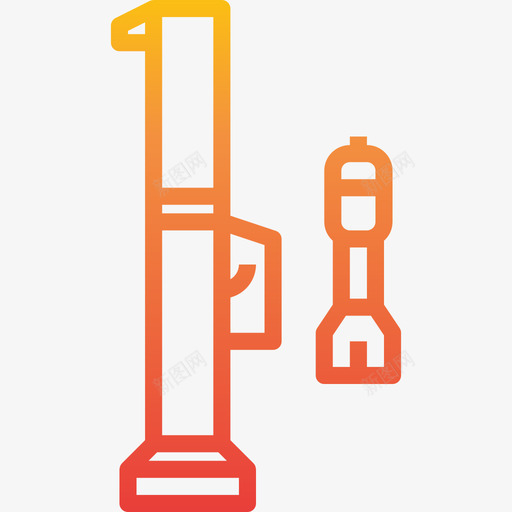 火箭筒陆军12号梯度图标svg_新图网 https://ixintu.com 梯度 火箭筒 陆军12号