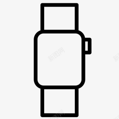 智能手表苹果产品时钟图标图标