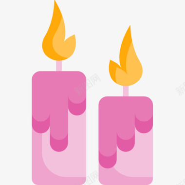 蜡烛感恩节33平的图标图标