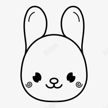兔子脸宝宝性格图标图标