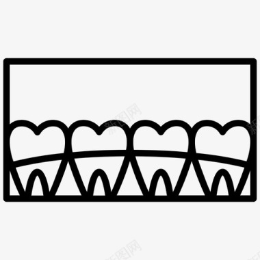 牙齿x光牙齿x光图标图标