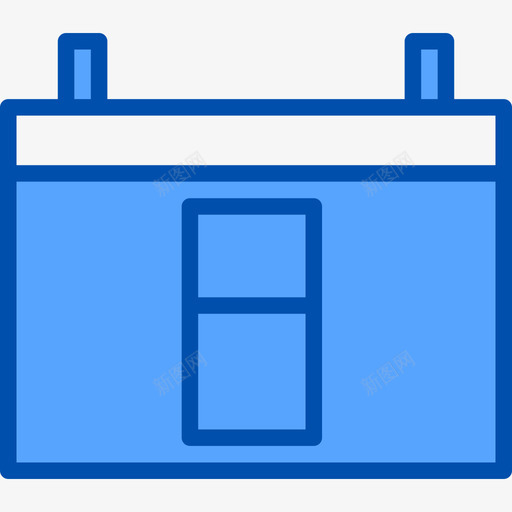 日期时间和地图4蓝色图标svg_新图网 https://ixintu.com 日期 时间和地图4 蓝色