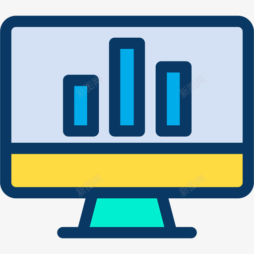 条形图业务240线颜色图标svg_新图网 https://ixintu.com 业务240 条形图 线颜色