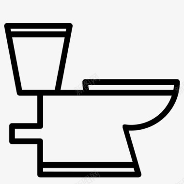马桶座浴室大便图标图标