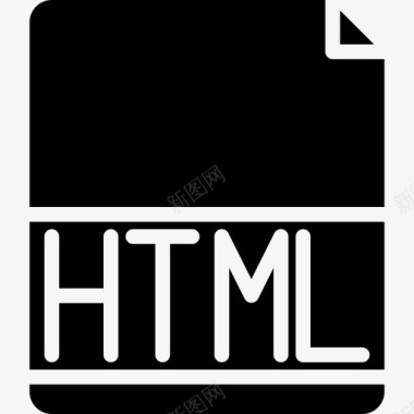 Html文件扩展名4填充图标图标