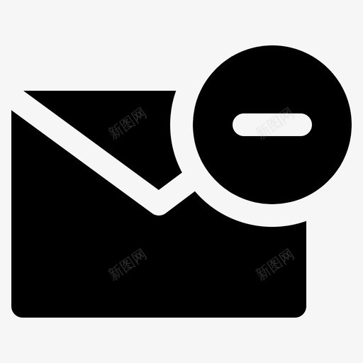 删除邮件邮件通信glyph图标svg_新图网 https://ixintu.com glyph 删除邮件 邮件通信