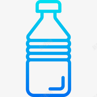 塑料瓶生态154梯度图标图标