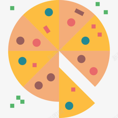 披萨食品饮料5无糖图标图标